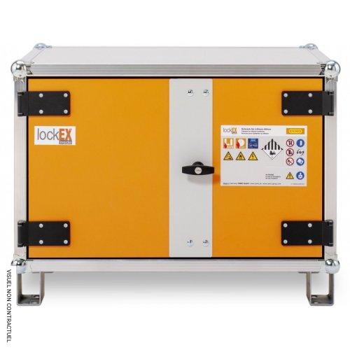 Armoire anti-feu batteries avec pieds 8/5 Eco LockEX 2.0 - CEMO - Image 1