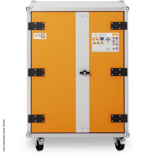 Armoire anti-feu batteries avec roulettes 8/10 LockEX 2.0 Standard 400 V - CEMO - Image 1