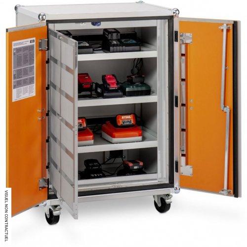 Armoire anti-feu batteries avec roulettes 8/10 LockEX 2.0 Premium 230 V - CEMO - Image 2