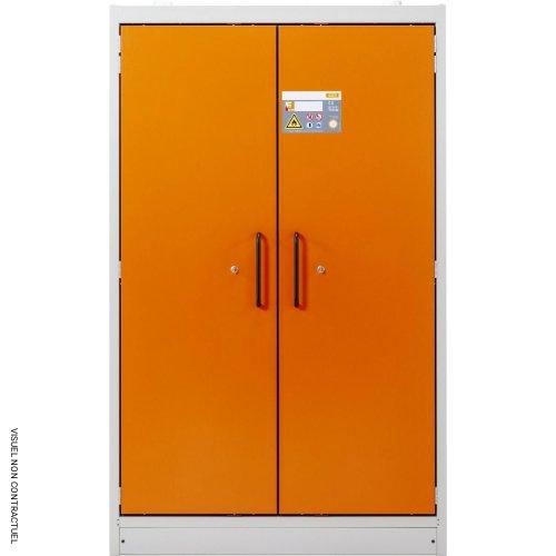 Armoire anti-feu PROline 12/20 F90, 2 portes orange, 5 tiroirs - CEMO - Image 1