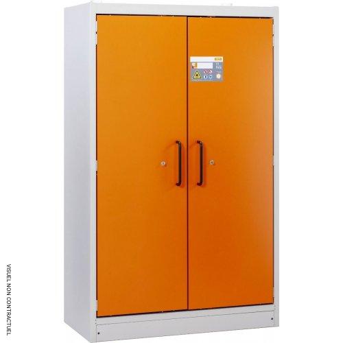Armoire anti-feu PROline 12/20 F90 pour fûts, 2 portes orange - CEMO - Image 1