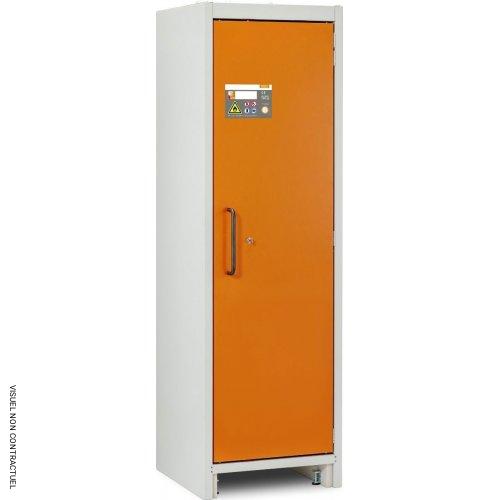 Armoire anti-feu PROline 6/20 F90, 1 porte droite orange, 5 tiroirs - CEMO - Image 1