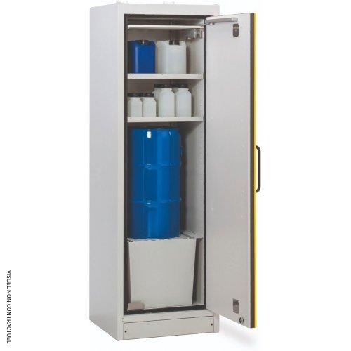 Armoire anti-feu PROline 6/20 F90 pour fûts, porte jaune droite - CEMO - Image 2