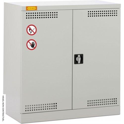 Armoire de sûreté 10/10 basse à portes battantes - Pour produits chimiques, toxiques et ininflammables - CEMO - Image 1