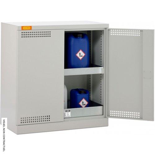 Armoire de sûreté 10/10 basse à portes battantes - Pour produits chimiques, toxiques et ininflammables - CEMO - Image 3