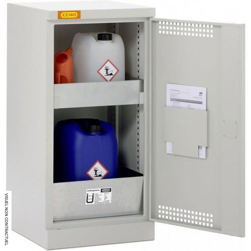 Armoire de sûreté 5/10 basse à porte battante - Pour produits chimiques, toxiques et ininflammables - CEMO - Image 3