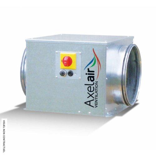 Caisson d’extraction VMC basse consommation moteur EC Ø 400 mm avec filtre G4 Miniblue CMSG4400 - AXELAIR - Image 1