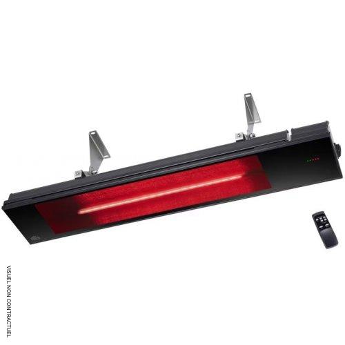 Chauffage infrarouge électrique noir Relax Glass Dimmer IHRGD22BB65 - FRICO - Image 2