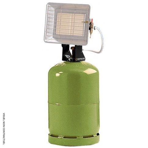 Chauffage Radiant à Gaz Mobile Sovelor Solor 4200 - Pour Intérieur - Fonctionne Sur Bouteille Gaz Propane/Butane - Chauffage Appoint - 5