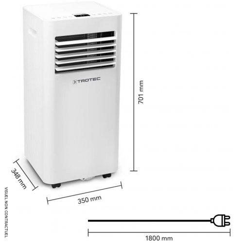 Climatiseur local monobloc PAC 2620 E WiFi avec kit fenêtre - TROTEC - Image 5