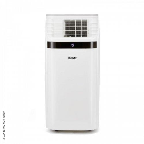 Climatiseur mobile grand volume 5,3 kW PALERMO 18K - WOOD'S - Image 2