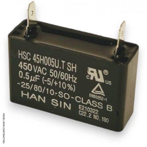Condensateur 0,5 µF DHOE-250-500 (ventilateur supérieur) - VELTRON - Image 1
