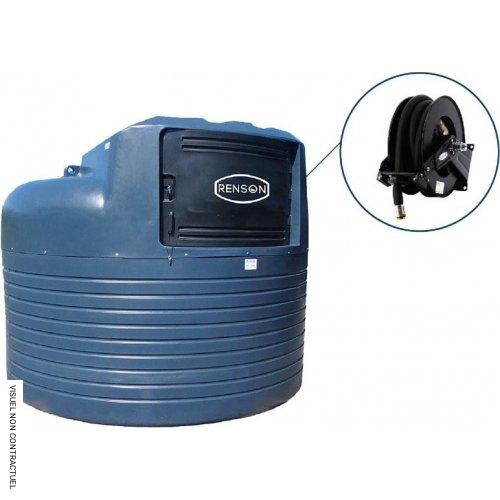 Cuve stockage fuel ECO 5 000 litres avec pompe 50 l/min et enrouleur - RENSON - Image 1