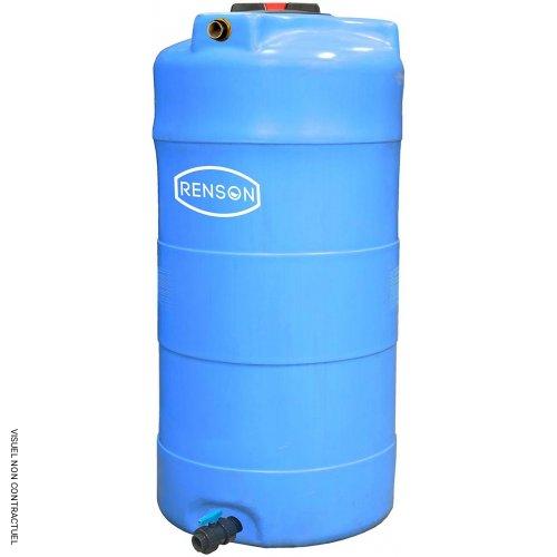 Cuve verticale bleue stockage eau 1 500 litres pré-équipée - RENSON - Image 1
