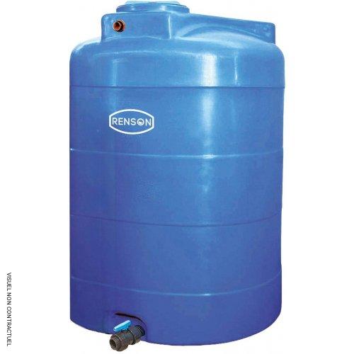 Cuve verticale bleue stockage eau 5 000 litres pré-équipée - RENSON - Image 1