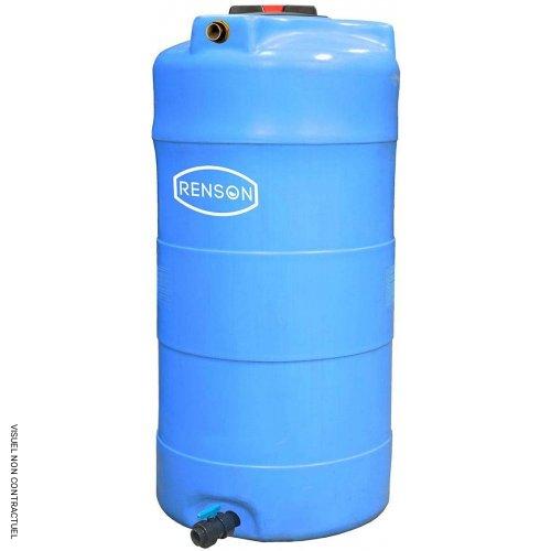 Cuve verticale bleue stockage eau 750 litres pré-équipée - RENSON - Image 1