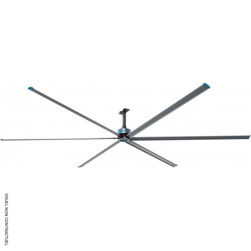 Déstratificateur industriel réversible grande pale HVLS 3/55 - STAR PROGETTI - Image 1