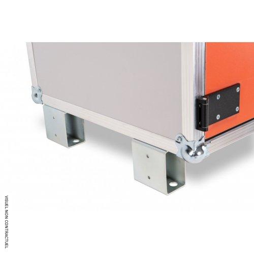 Kit pieds pour empilage des armoires anti-feu batteries Lithium - CEMO - Image 2