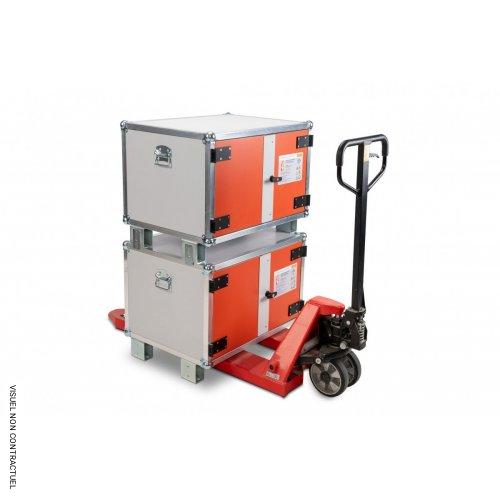 Kit pieds pour empilage des armoires anti-feu batteries Lithium - CEMO - Image 4