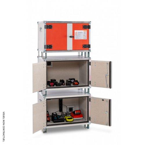 Kit pieds pour empilage des armoires anti-feu batteries Lithium - CEMO - Image 5