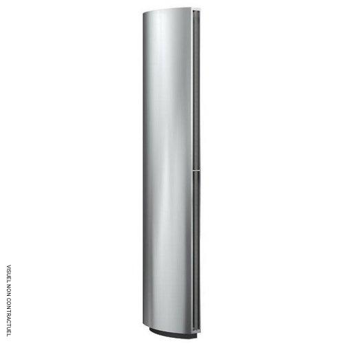 Rideau D'air Mural Froid Et Chauffant - Installation Sur Porte - 2 Réglages Volume D'air - Coque Métal Peint - Taille 90 Cm - Faible Bruit - 2