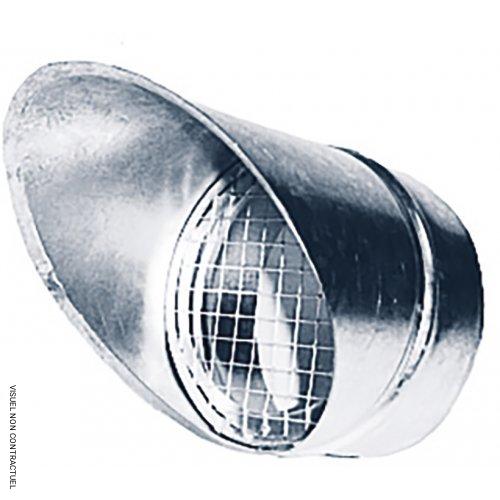 Sifflet grillagé pour sortie de caisson Ø 200mm - AXELAIR - Image 1