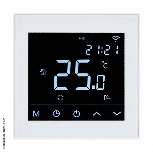 Thermostat Numérique Programmable Wi-Fi HC 91 Blanc - HEATCOM - Image 1