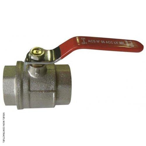 Vanne Bille Laiton IBC 3/4" S60x6 Avec Emboîtement - Robinet Sphérique Pour Conteneurs