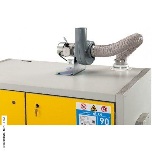 Ventilation radiale ATEX Zone2 avec un tuyau de raccordement + 2 colliers - Image 2