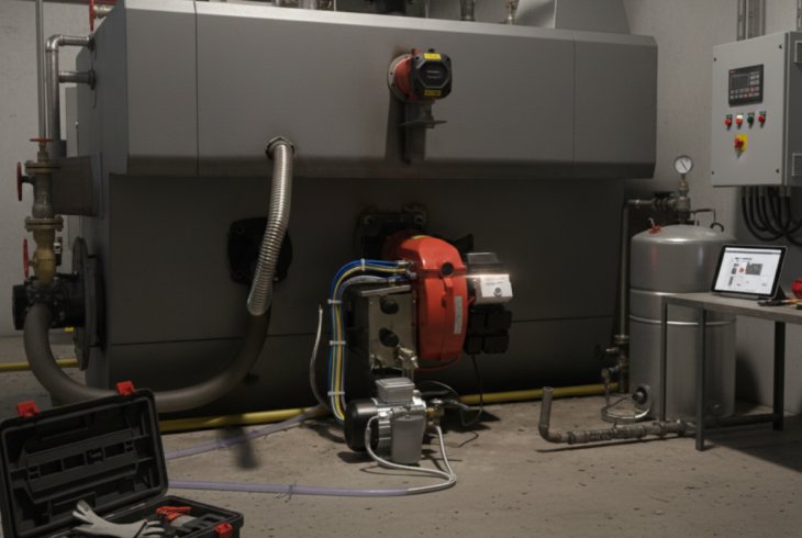 Comment installer un brûleur polycombustible sur une chaudière&nbsp;?