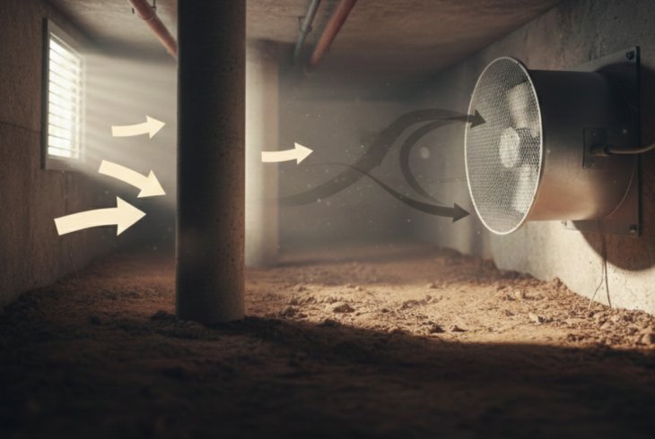 Comment ventiler un vide sanitaire ?