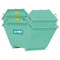 Bac de stockage 1000 kg avec fourreaux gamme CR - IMER