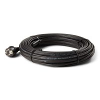 Câble chauffant auto-limitant Gutter Heat 625 W contre le gel pour les tuyaux ou les toitures - 25 m - HEATCOM