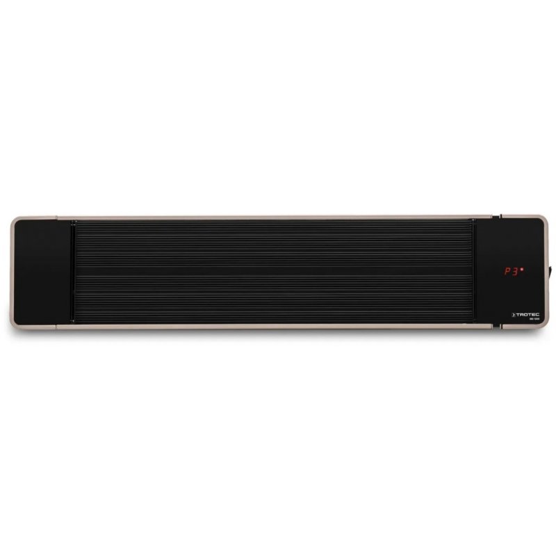 Stufetta A Infrarossi Drexon Per Bagno 1200W - Griglia Di Protezione, 2 Livelli Di Calore, Fissaggio A Parete Incluso