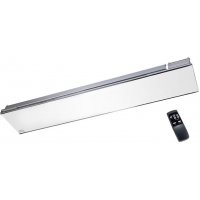 Chauffage infrarouge électrique argent verre blanc Relax Glass Dimmer IHRGD15WS65 - FRICO