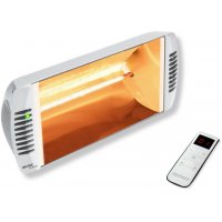 Chauffage infrarouge orientable blanc 2 000 W HELIOSA HD WIDE ANGLE avec télécommande - STAR PROGETTI