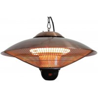 Chauffage de terrasse 2,1kW UFO COPPER avec lumière intégrée - VELTRON
