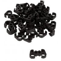 Clips pour tuyau de descente - Lot de 25 pièces - HEATCOM