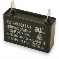 Condensateur 0,5 µF DHOE-250-500 (ventilateur supérieur) - VELTRON