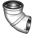 Coude concentrique 80/125 mm 90° - EMAT