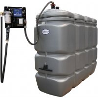 Cuve stockage fuel 2 000 litres en PEHD avec pompe 50 l/min - RENSON
