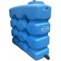 Cuve verticale bleue stockage eau 2 000 litres pré-équipée pour espace réduit - RENSON