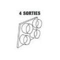 Départ de Gaine 4 sorties 4 x 400 mm pour Jumbo 240 - SOVELOR-DANTHERM