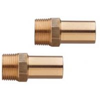 Jeu d'adaptateurs avec filetage mâle et embout à presser ANS3235 - FRICO