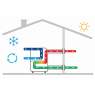 Kit adaptateur entrée d'air (utilisation double flux) pour climatiseur VERSANT - ALPITHERM - Image 4