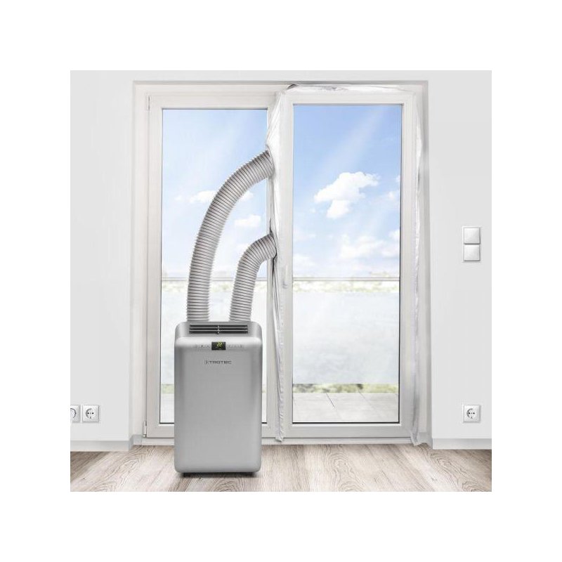 Kit De Calfeutrage Climatiseur Mobile XXL Sichler - Joint Universel 6m Pour Fenêtres Et Portes