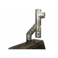 KIT départ cheminée INOX 153 mm simple peau poêle à bois 50 kW - ECOPOLY