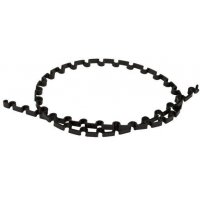 Rail de fixation plastique pour câbles de 6 à 7 mm - Lot de 10 - HEATCOM