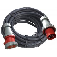 Rallonge professionnelle robuste longueur 10m - Section Ø5x16 mm² - 400V 63 A - HEATCOM