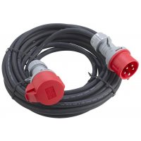 Rallonge professionnelle robuste longueur 20m - Section Ø5x6 mm² - 400V 32 A - HEATCOM